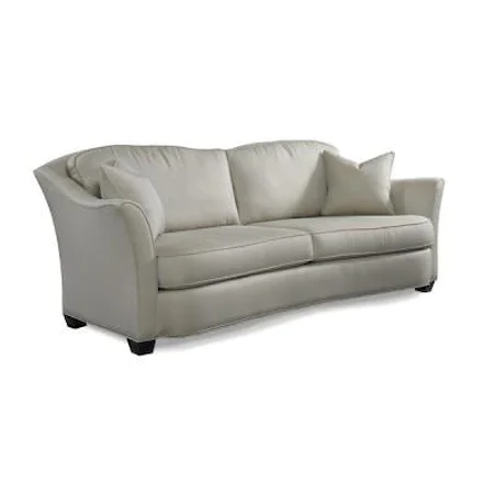 Contemporary Sofa with Flared Arms